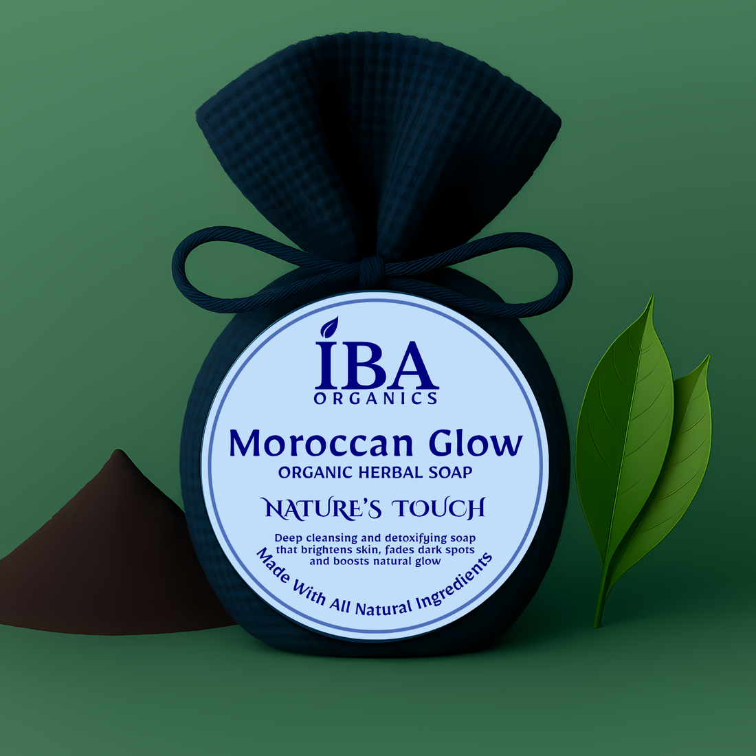 Moroccan Glowing Soap - IBA Organics 4K HD Product Photo 1